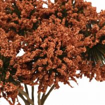 Product Artificial flowers brown decorative flowers in a bunch of 4 pieces