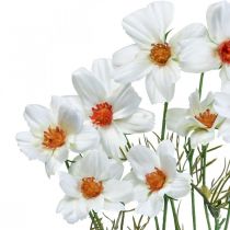 Product Artificial Flowers Cosmea White Silk Flowers H51cm 3 Pcs