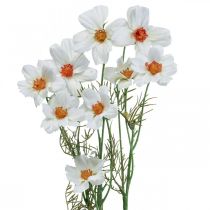 Artificial flowers Cosmea white silk flowers H51cm 3pcs