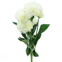 Product Artificial flowers decorative dahlias artificial white 50cm