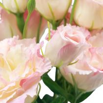 Product Artificial flowers Eustoma Lisianthus pink cream 52cm 5pcs