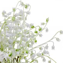 Artificial flowers, artificial lilies of the valley decoration white 38cm 5pcs