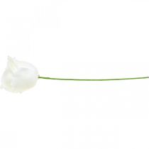 Product Artificial roses cream wax roses decorative roses wax Ø6cm 18 pcs