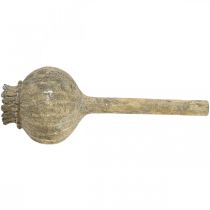 Product Artificial stone deco poppy antique deco brown Ø11cm 30cm