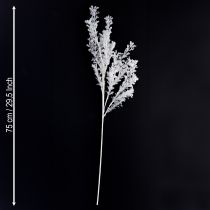 Product Artificial branch frosted decorative branch winter decoration white 78cm 2pcs