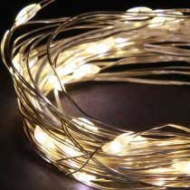 Product LED fairy lights 40 micro-LEDs warm white timer for battery 6 pieces