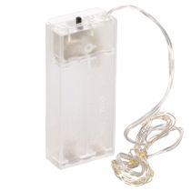 Product Battery-operated string lights for indoor use, warm white, 10 LEDs, 1m length, 6 pieces