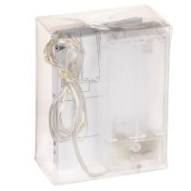 Product Battery-operated string lights for indoor use, warm white, 10 LEDs, 1m length, 6 pieces