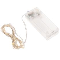Product LED string lights for indoor use, battery operated, warm white, 30 LEDs, 3m, 6 pieces