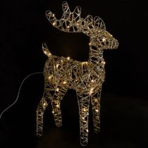 Product LED Reindeer Lights Christmas Decor Indoor Golden H40cm