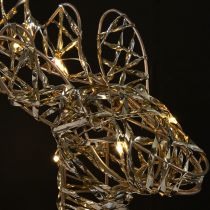 Product LED Reindeer Lights Christmas Decor Indoor Golden H40cm