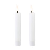 Product LED stick candle white wax candle LED warm white 14.5cm 2 pieces