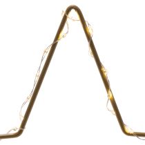 Product Star with 50 LEDs, metal table decoration, battery operated, for indoor use, 33cm