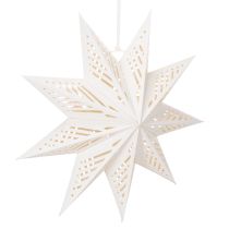 Product Christmas Star LED Decoration for Hanging, Warm White, Indoor, 38cm