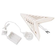 Product Christmas Star LED Decoration for Hanging, Warm White, Indoor, 38cm