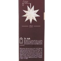 Product Christmas Star LED Decoration for Hanging, Warm White, Indoor, 38cm