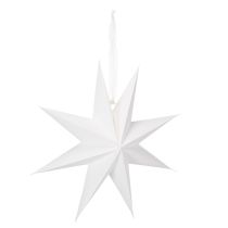 Product LED hanging star with timer, warm white, outdoor, 38cm