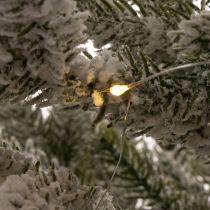 Product Artificial Christmas tree with snow in a jute bag, 40 LEDs, for indoor use, 85cm