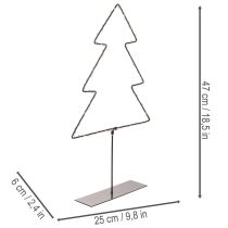 Product LED Christmas tree, battery operated, indoor table decoration, 47cm