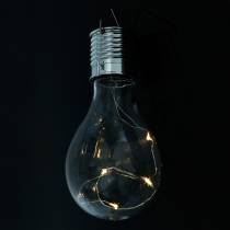 Product Garden decoration solar LED light bulb warm white H15cm 5pcs