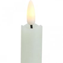 LED candle wax candles cream for battery Ø2cm 24cm 2pcs