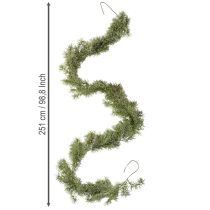 Product Decorative larch garland for atmospheric room design, 250cm