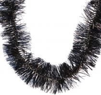 Product Tinsel Garland Christmas Tree in Black 270cm 2pcs