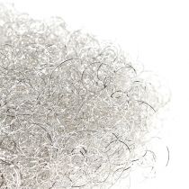 Tinsel curly silver 50g