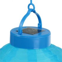 Product Lantern LED with solar 20cm blue