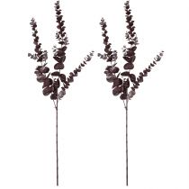 Product Long decorative branches eucalyptus artificial violet 103cm 2pcs