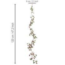 Product Artificial larch garland with cones and needle branches, 120cm