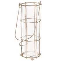 Product Lantern garden, metal lantern Ø8.5cm H23/18.5/14.5cm set of 3