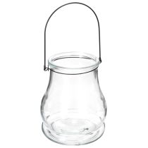 Product Glass lantern for a romantic ambience in the garden or on the terrace, 18cm