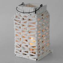 Product Hanging lantern, summer decoration, lantern, macramé H35.5cm W19cm