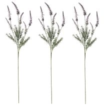 Product Lavender decoration with flowers artificial flower on long stem 82cm 3pcs