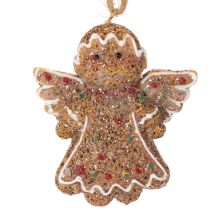 Product Decorative Hanging Ornaments, Artificial Gingerbread Figures, 7cm, 3 Pieces