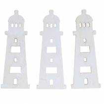 Product Scatter deco lighthouse wood nature 4cm 72p