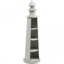 Product Lighthouse Shabby Chic Cream Summer Decoration Maritime Ø14.5cm H51cm
