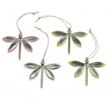 Dragonflies for hanging assorted colors 7cm x 5.5cm 28pcs