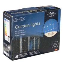 Product Light curtain 120 LED light chain warm white 100×180cm
