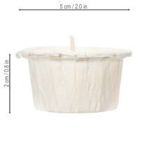 Product Tealight in paper sleeve for festive occasions and atmospheric moments Light One 4cm 50pcs