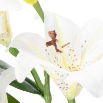 Product Artificial lily flower, realistic replica, durable decoration for living spaces, 66cm, 2 pieces