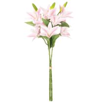 Product Artificial lily flower, stem flower, decoration, 68cm, 3 pieces