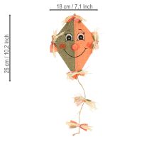 Product Funny decorative dragon for hanging orange 18×26cm 2pcs