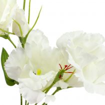 Product Lysianthus artificial flower white L87.5cm
