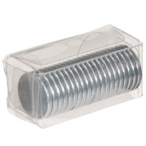 Product Round magnetic disc for candle holders and metal trays, 1cm, 20 pieces