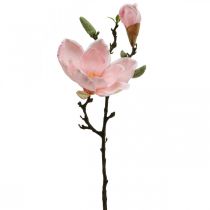 Magnolia pink artificial flower decoration Artificial blossom branch H40cm