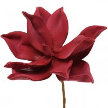 Product Artificial magnolia red artificial flower foam flower decoration Ø10cm 6pcs