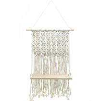 Product Macrame flower basket hanging basket flower swing board 40x15cm