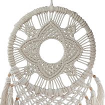 Product Macrame Dreamcatcher Wall Hanging Cream Boho Wall Decoration Handmade 29×72cm for Living Room &amp; Bedroom